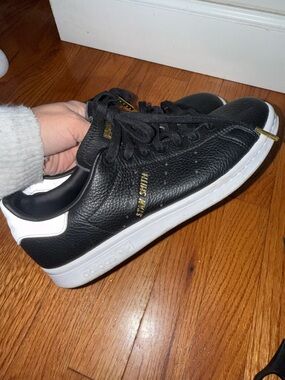 Adidas Stan Smith Men's Black Leather Sneakers